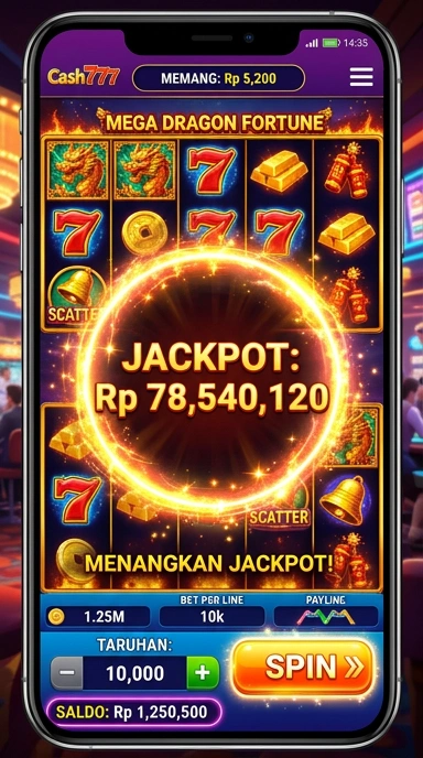 Galeri pratinjau visual cash777 build APK resmi terbaru